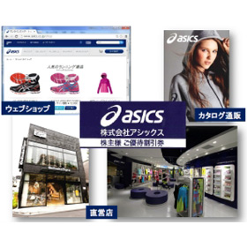 画像/アシックスの優待品イメージ