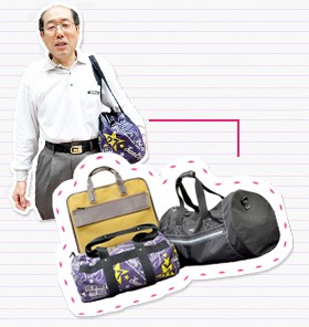 <画像>株主優待で話題の桐谷さんこと桐谷広人氏の“優待ファッション・バック編”