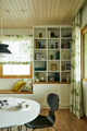 スウェーデンハウス｜木製サッシ三層ガラス窓、ライブラリー